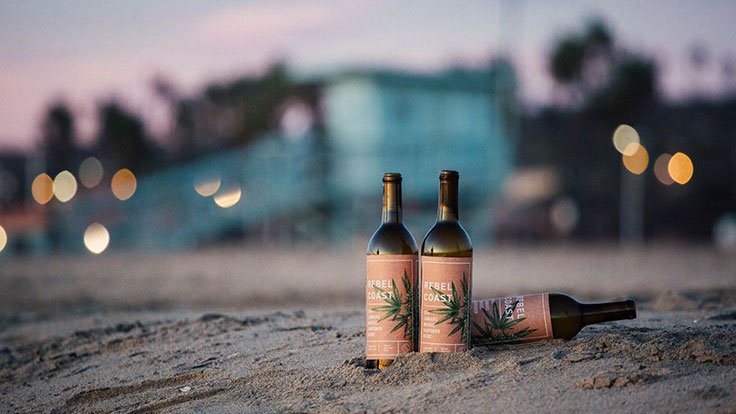 Вино с марихуаной Rebel Coast 2016 Sauvignon Blanc